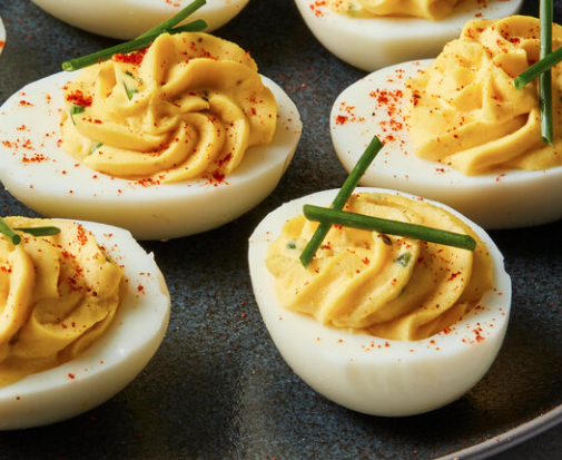Fancy Deviled Eggs (GF)