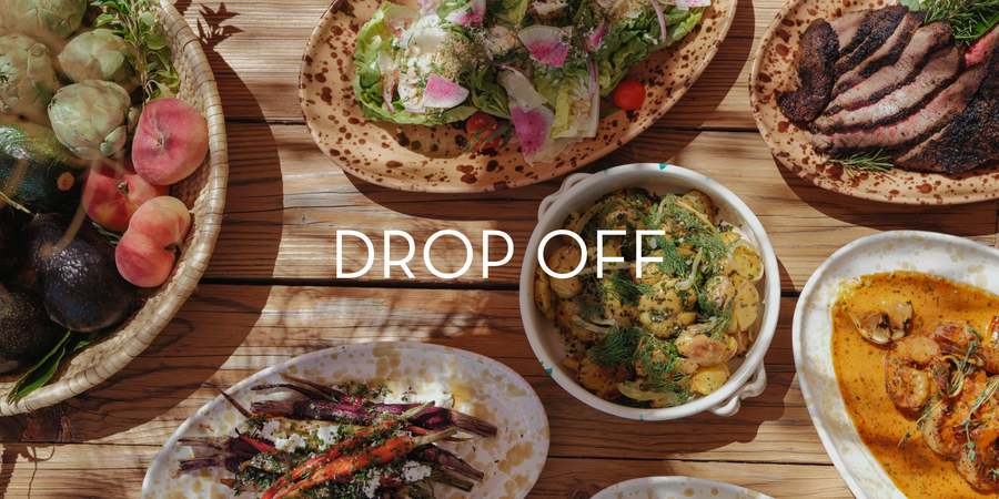 Drop Off Menu Drop-Off Catering: Convenient Gourmet Meals by Haute Chefs LA