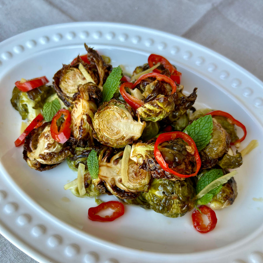 Crispy Brussel Sprouts (GF + V)