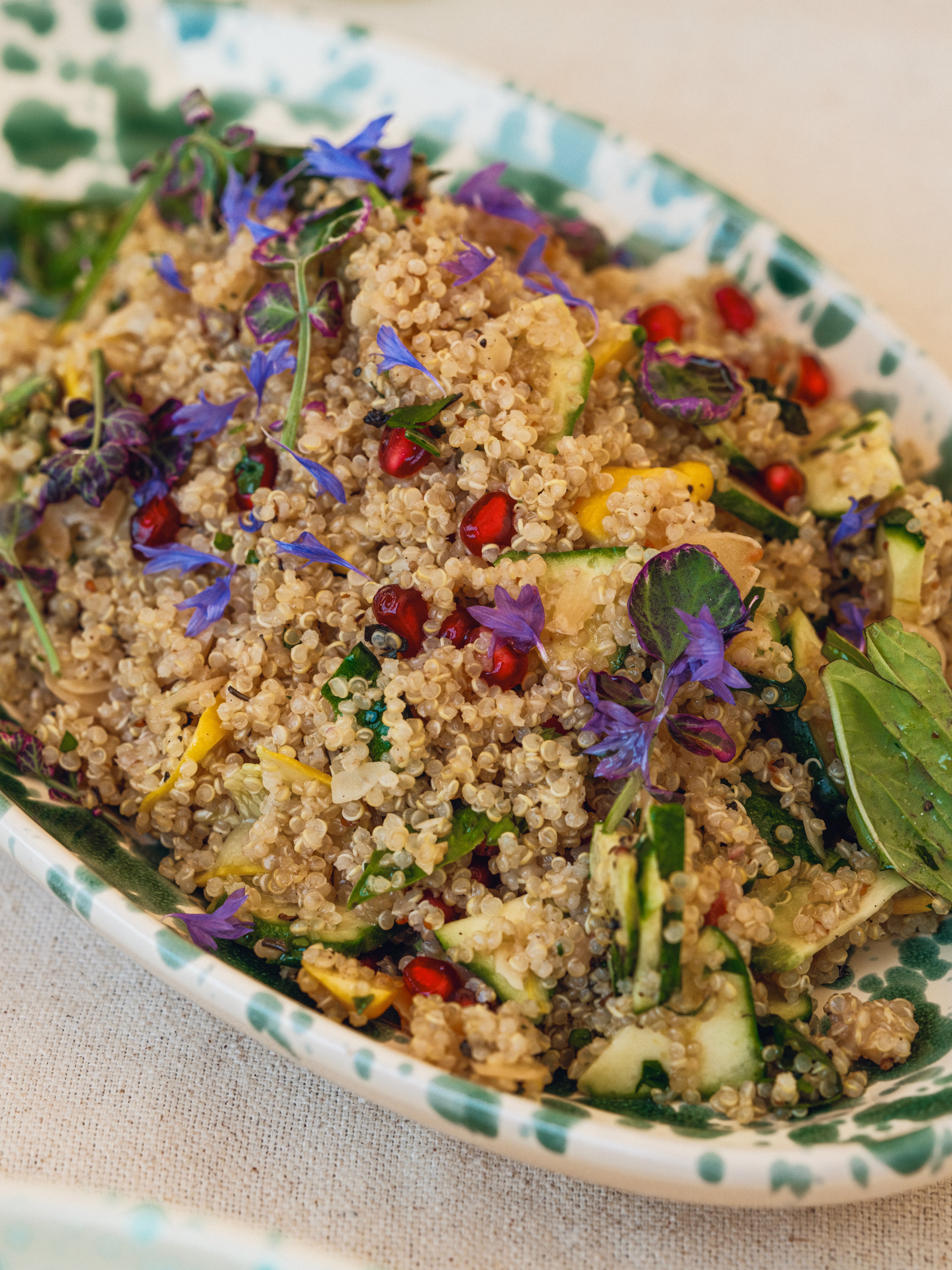 Quinoa & Mint Salad - GF + Vegan