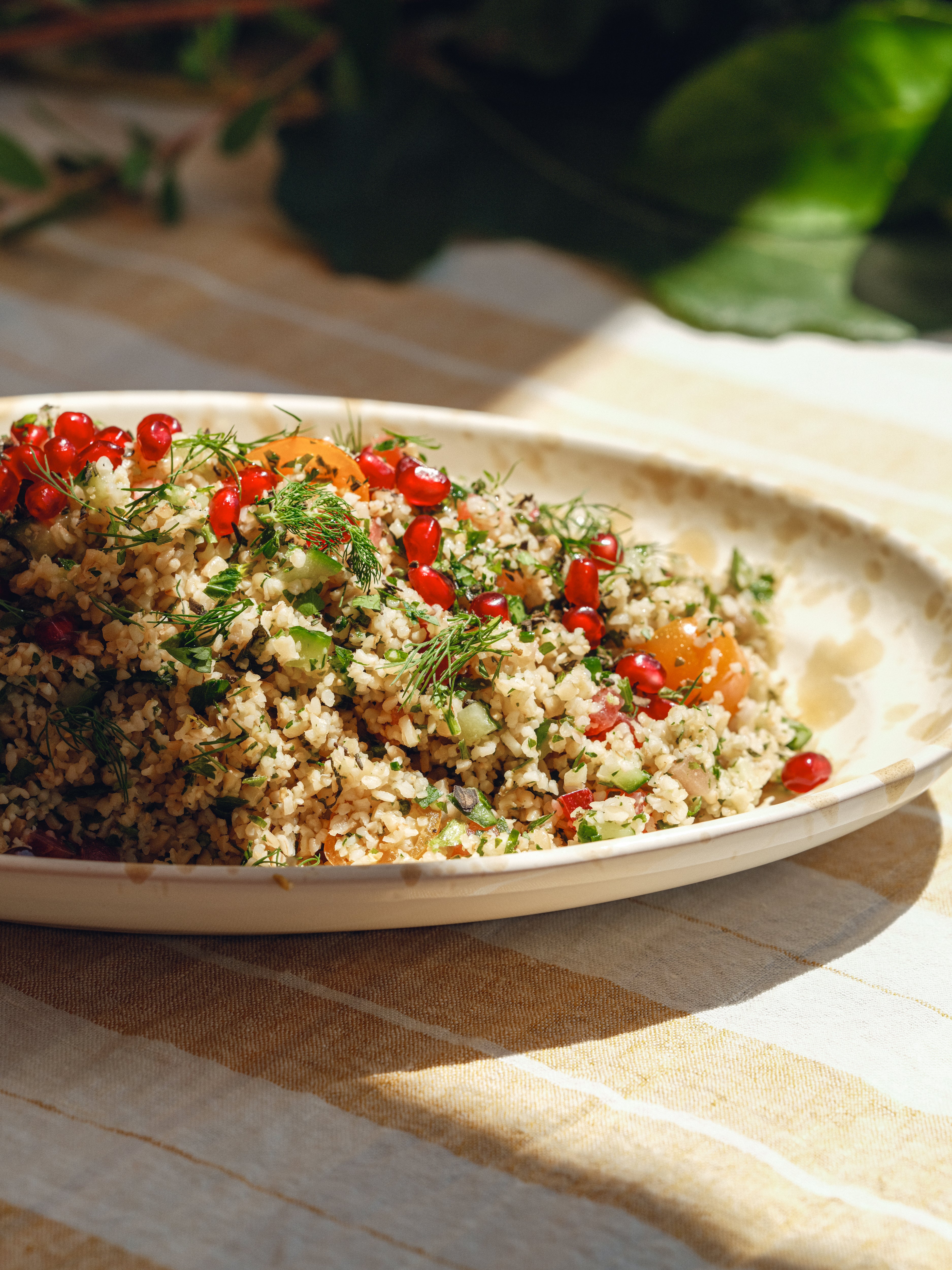 Plum Tabbouleh - Vegan