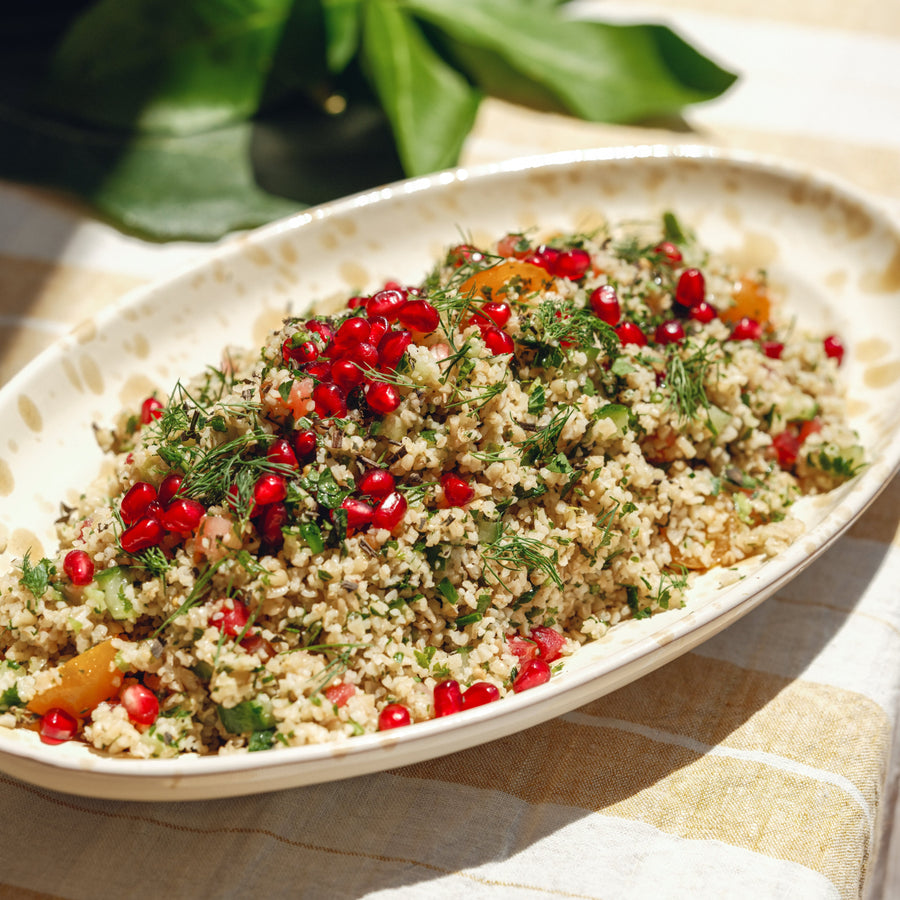 Summer Plum Tabbouleh - Vegan